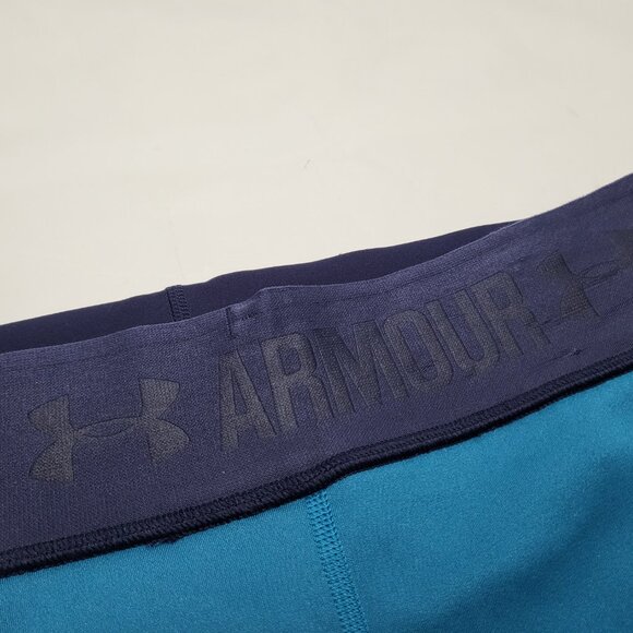 Under Armour Leggings Womens Large Heat Gear Compression Abstract Print Crop - Picture 4 of 16